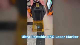 Marcador láser portátil de 6 kg | Para grabado en sitio y en taller
